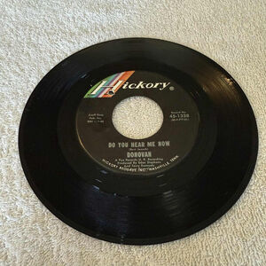 Hickory Donovan Universal Soldier 7" 45 RPM Vinyl Record Black White